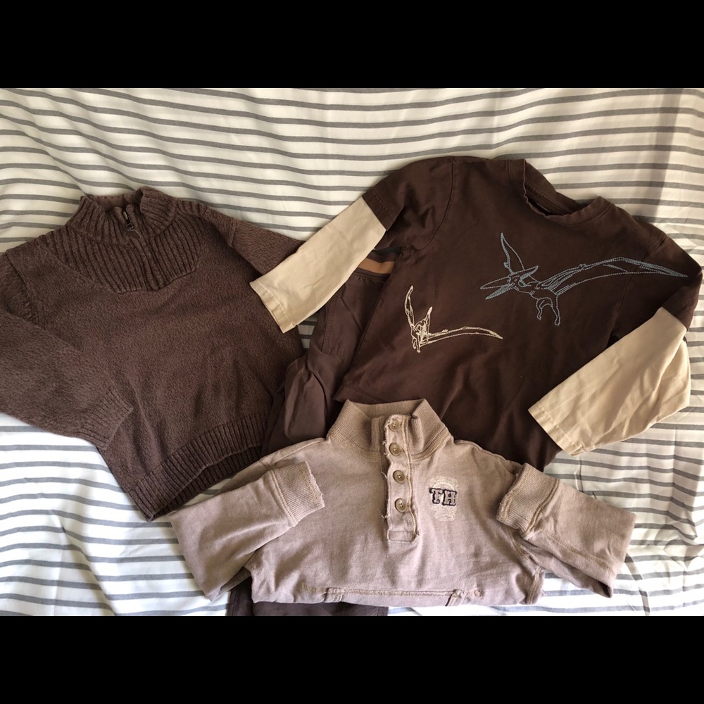 Boys size 5 Gymboree Tommy shirt pants sweaters